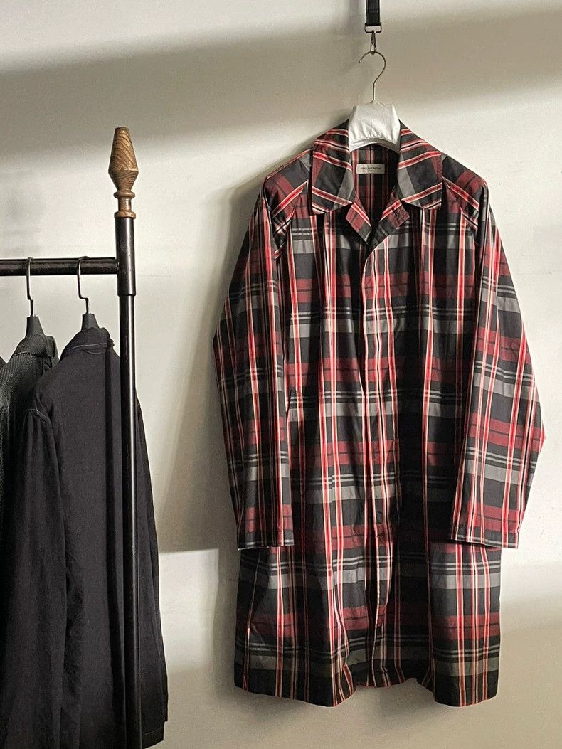 Dries Van Noten Dries Van Noten AW08 Plaid Trench Coat Size US L / EU 52-54 / 3 - 3 Thumbnail