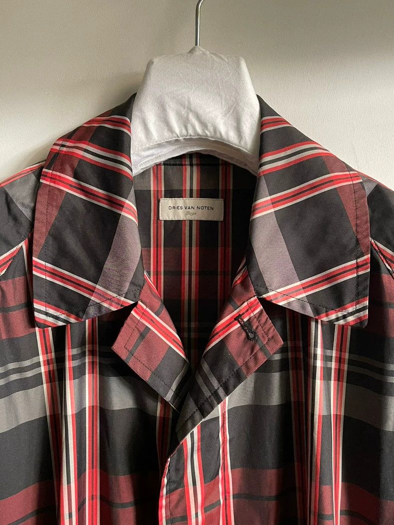 Dries Van Noten Dries Van Noten AW08 Plaid Trench Coat Size US L / EU 52-54 / 3 - 5 Thumbnail