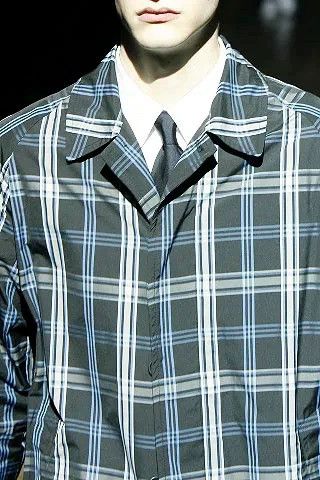 Dries Van Noten Dries Van Noten AW08 Plaid Trench Coat Size US L / EU 52-54 / 3 - 8 Thumbnail