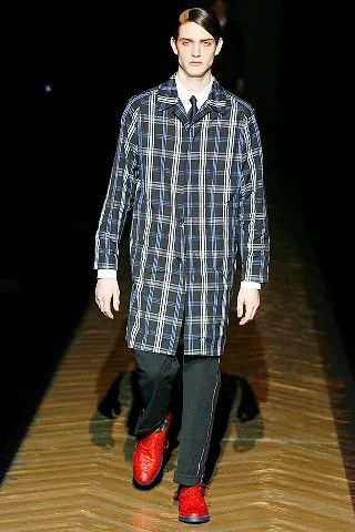 Dries Van Noten Dries Van Noten AW08 Plaid Trench Coat Size US L / EU 52-54 / 3 - 7 Thumbnail