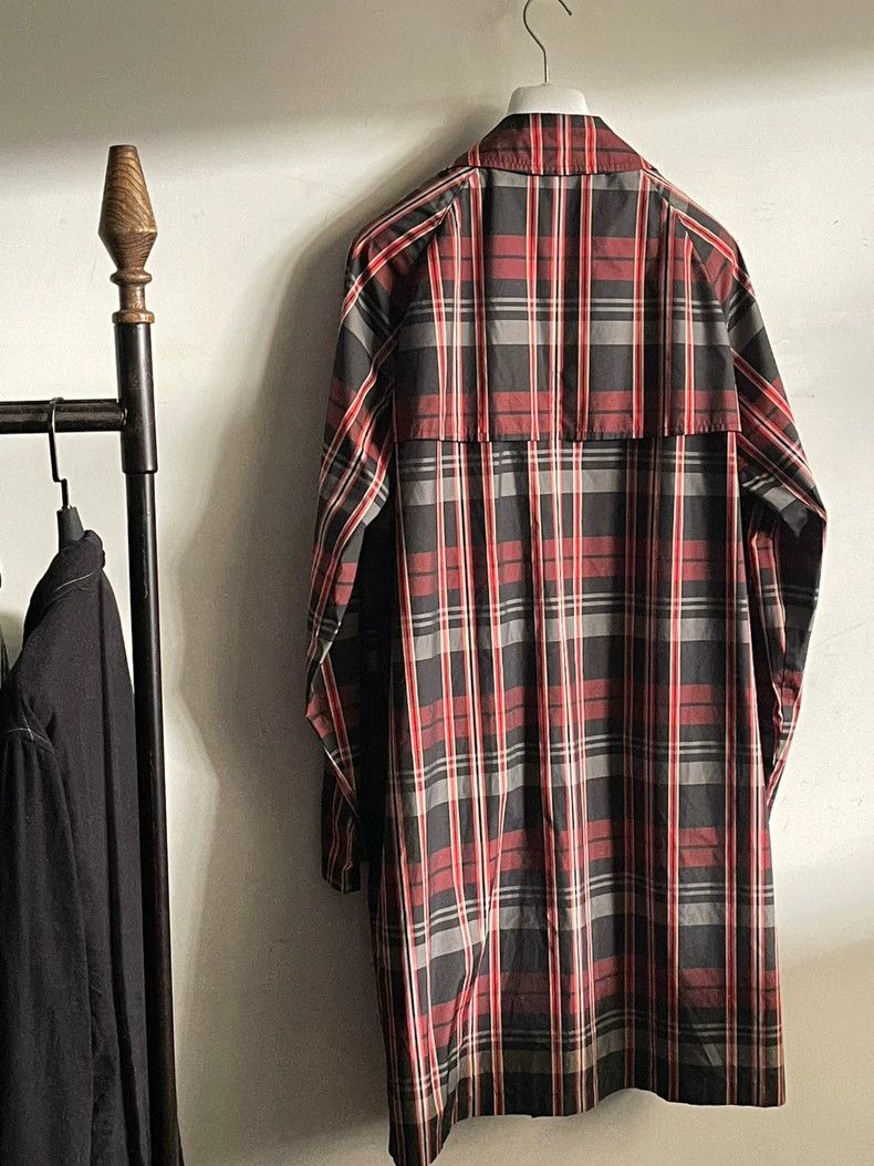 Dries Van Noten Dries Van Noten AW08 Plaid Trench Coat Size US L / EU 52-54 / 3 - 4 Thumbnail