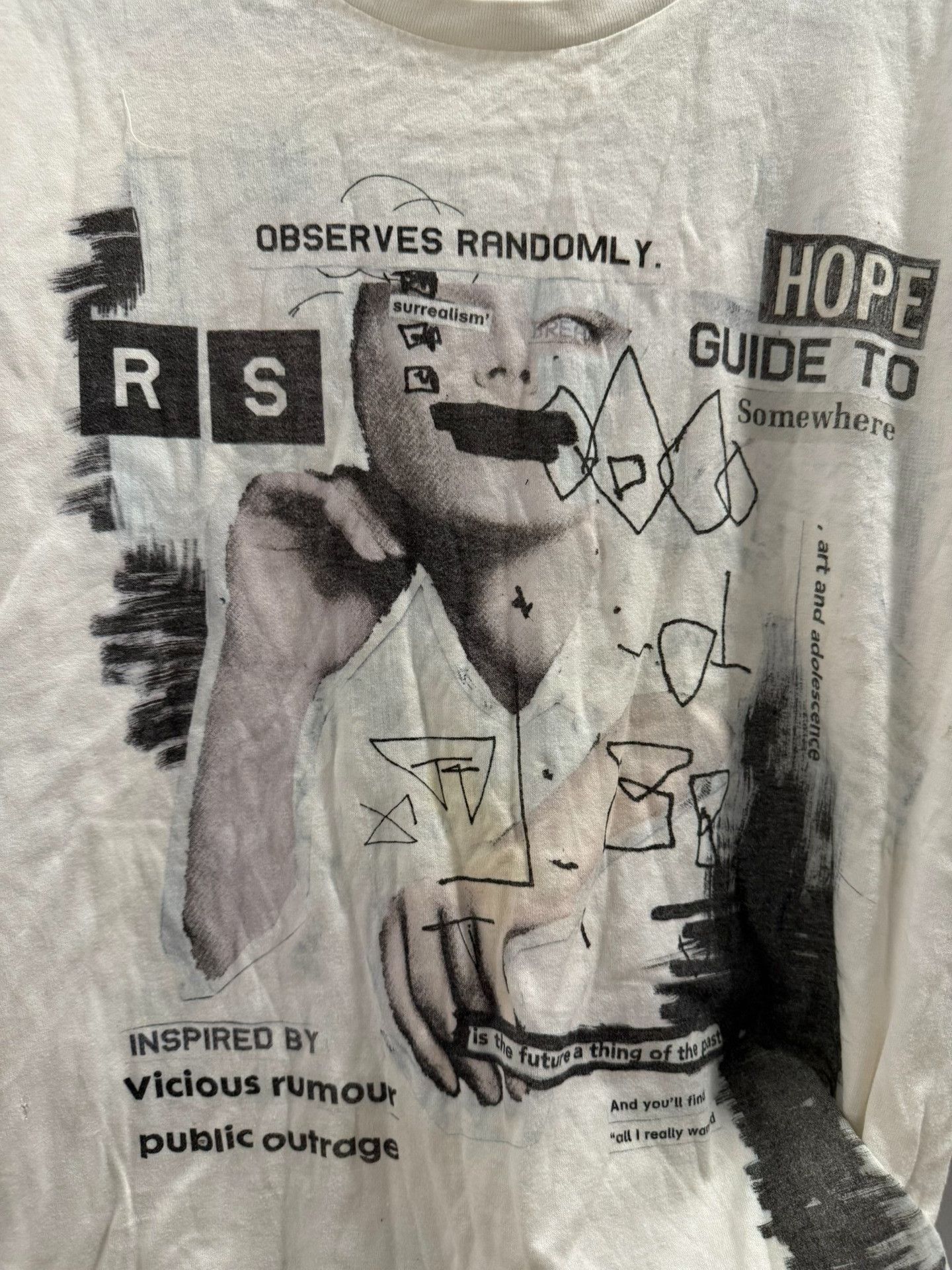 Raf Simons Raf Simons 06ss Observes Randomly Tee Size US M / EU 48-50 / 2 - 2 Thumbnail