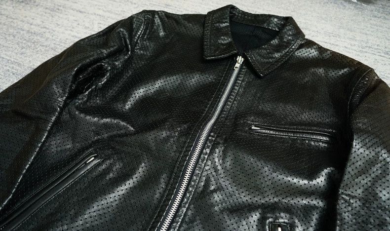 Comme des Garcons Comme des Garcons Archive Fishnet Leather Jacket Size US M / EU 48-50 / 2 - 2 Thumbnail