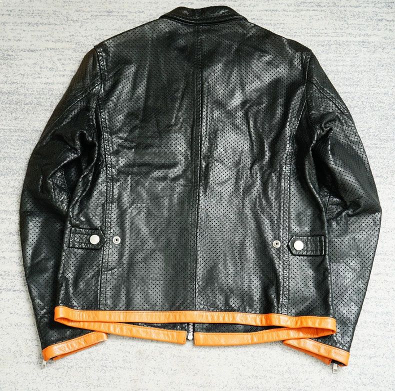 Comme des Garcons Comme des Garcons Archive Fishnet Leather Jacket Size US M / EU 48-50 / 2 - 6 Thumbnail
