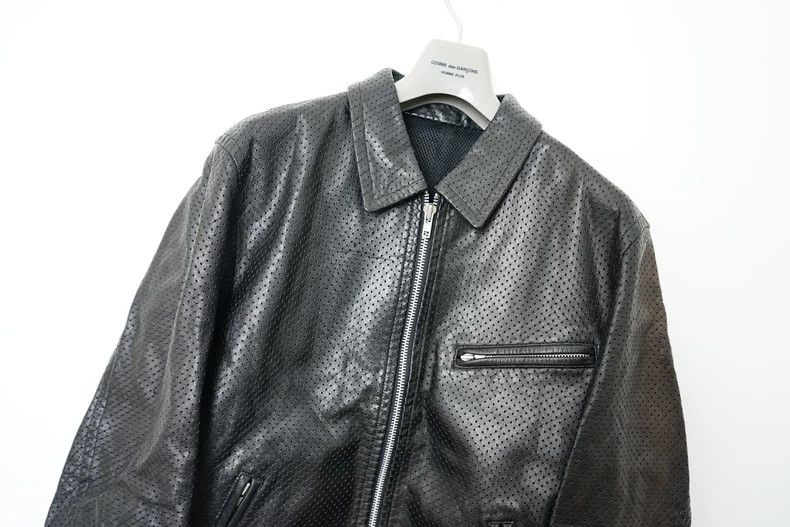 Comme des Garcons Comme des Garcons Fishnet Leather Jacket Size US M / EU 48-50 / 2 - 3 Thumbnail