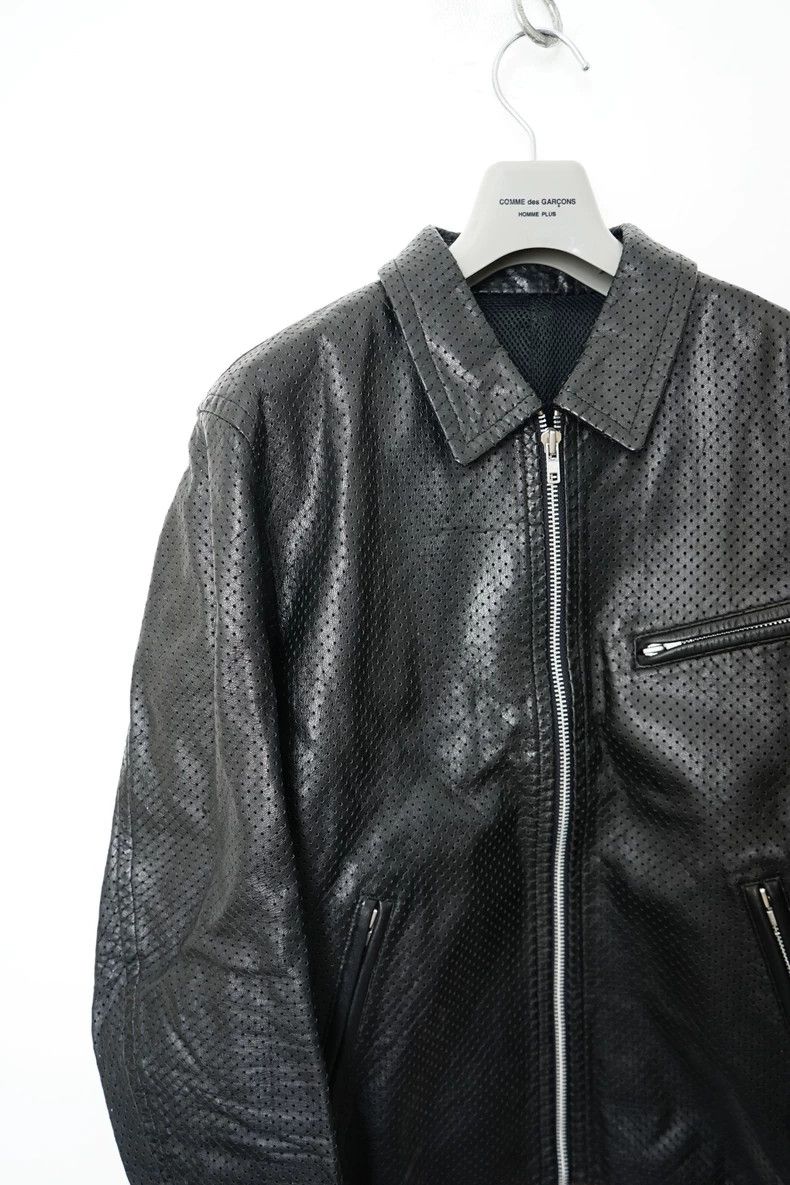 Comme des Garcons Comme des Garcons Fishnet Leather Jacket Size US M / EU 48-50 / 2 - 4 Thumbnail