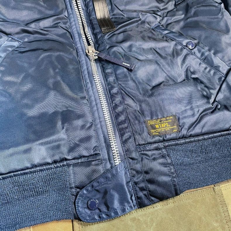 Wtaps 12aw Ma1 Fur Collar Jacket