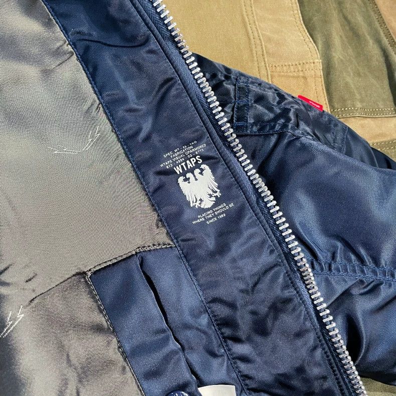 Wtaps 12aw Ma1 Fur Collar Jacket