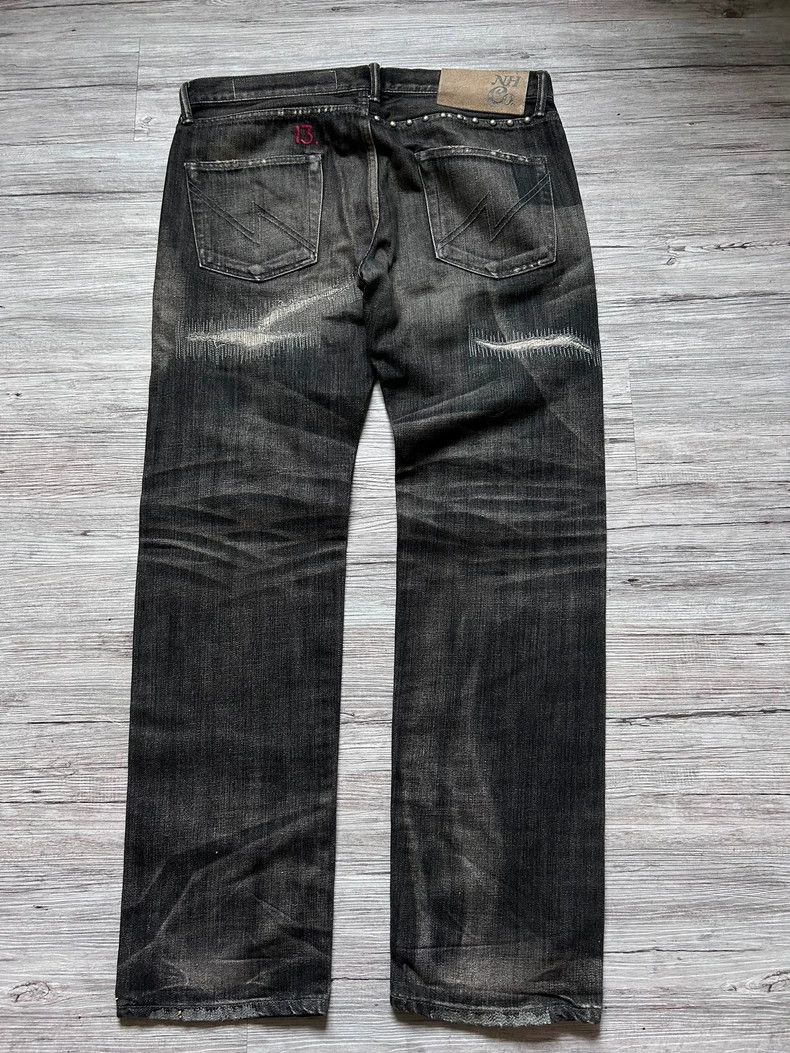Neighborhood Neighborhood Hong Kong Limited Gold Bird Embroidery Jeans Size US 33 - 2 Thumbnail