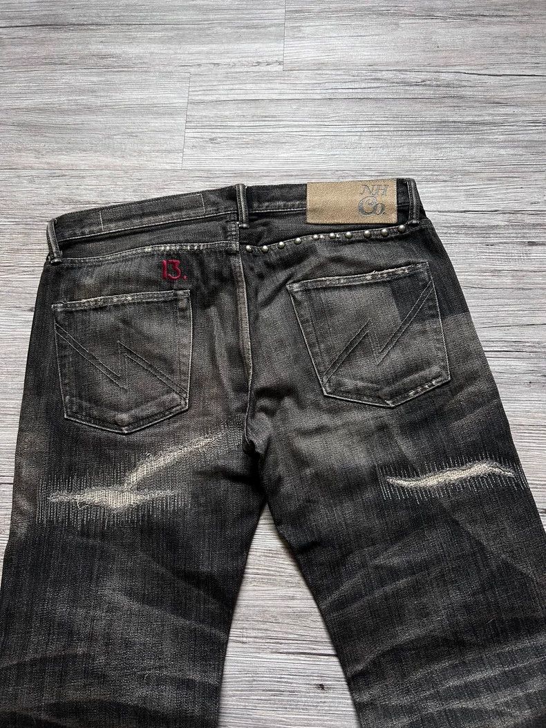 Neighborhood Neighborhood Hong Kong Limited Gold Bird Embroidery Jeans Size US 33 - 5 Thumbnail