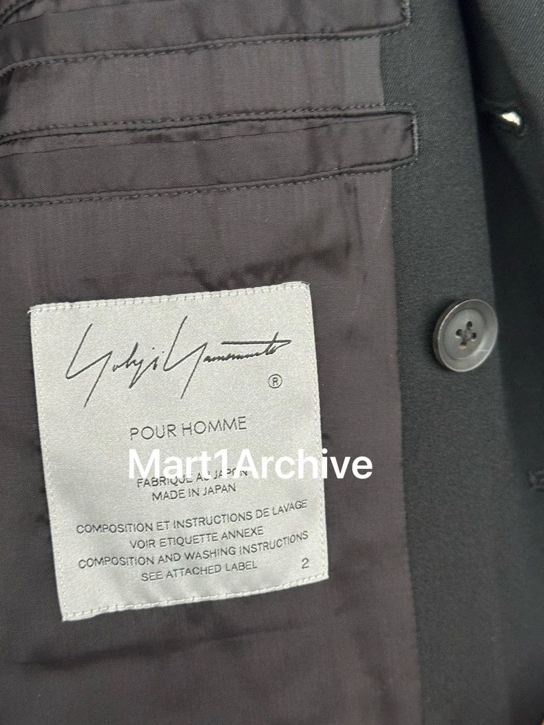 Yohji Yamamoto Yohji Yamamoto 22aw Dr.Jkt Coat Size US S / EU 44-46 / 1 - 6 Thumbnail