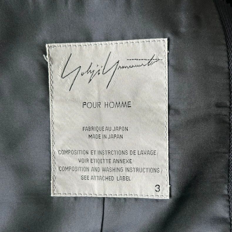 Yohji Yamamoto Yohji Yamamoto Mafia Wool Cashmere Blazer Size US M / EU 48-50 / 2 - 6 Thumbnail