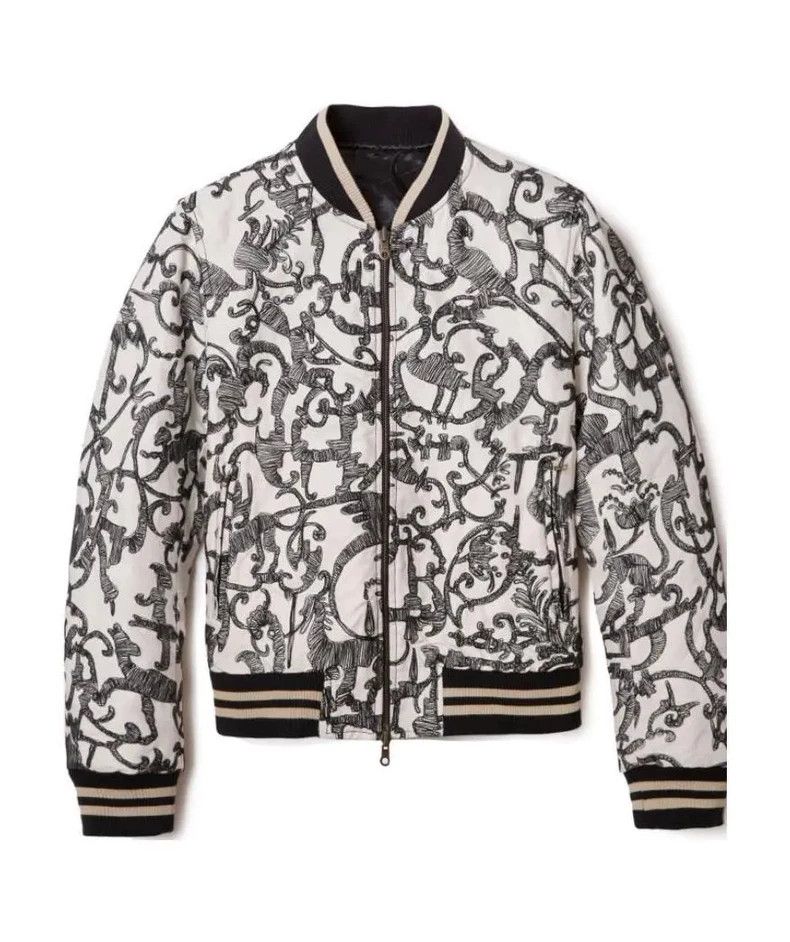 Dries Van Noten Dries Van Noten Embroidered Bomber Jacket Size US M / EU 48-50 / 2 - 6 Thumbnail