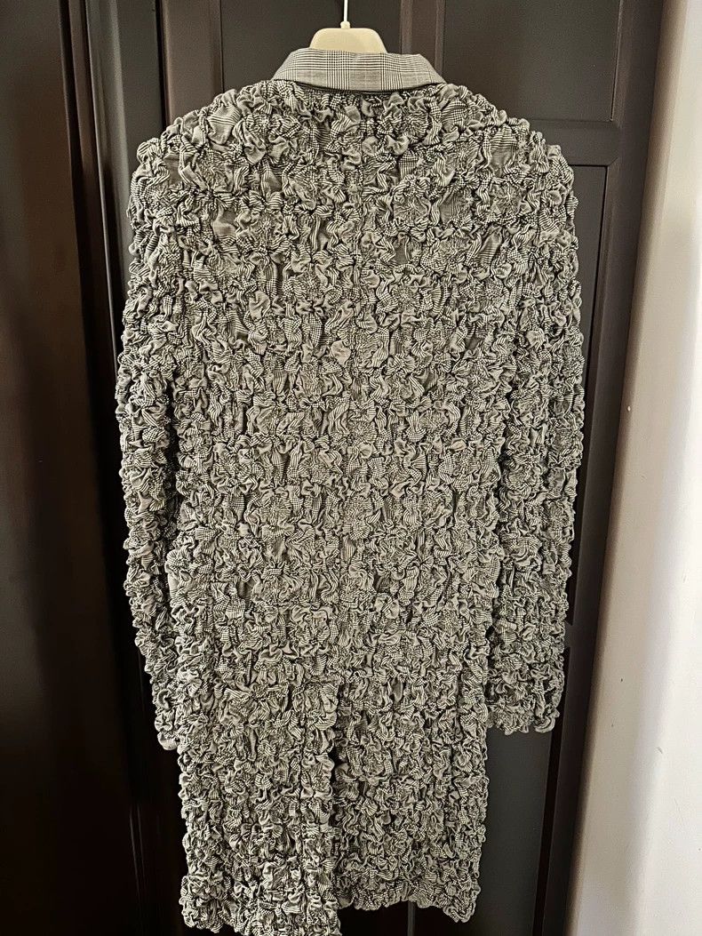 Comme des Garcons CDG Homme Plus Pleated Wool Coat Size US M / EU 48-50 / 2 - 2 Thumbnail