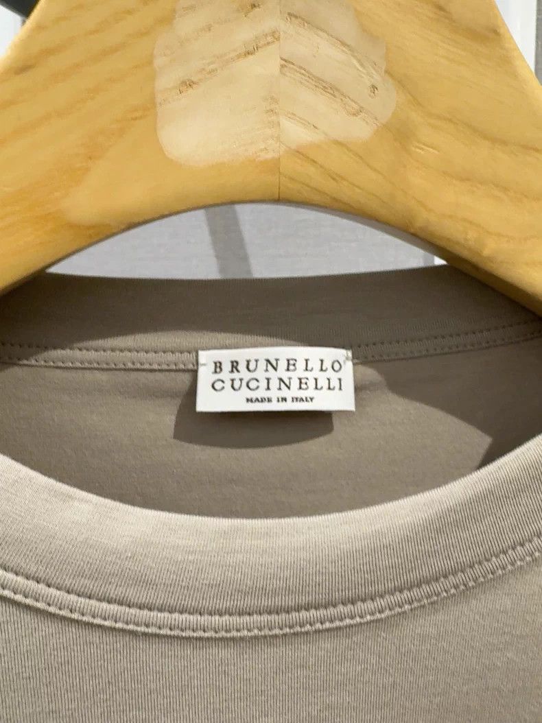 Brunello Cucinelli Brunello Cucinelli Cotton T-shirt Size US M / EU 48-50 / 2 - 2 Thumbnail