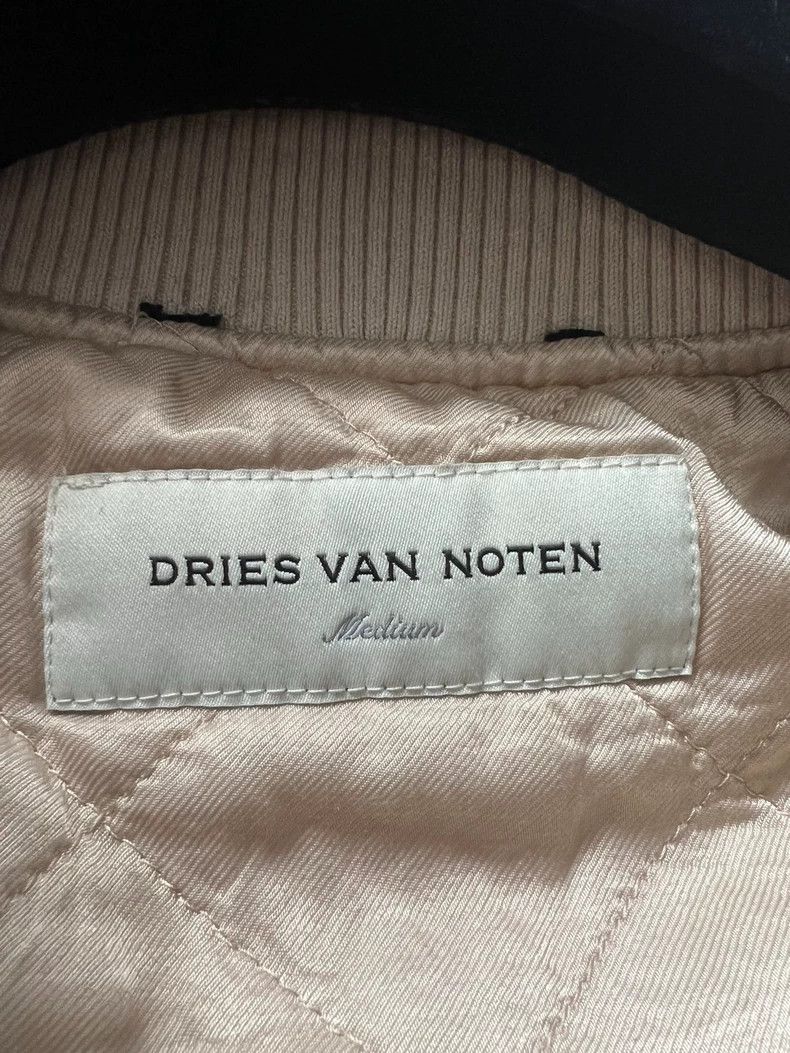 Dries Van Noten Dries Van Noten White Pleated Bomber Jacket Size US M / EU 48-50 / 2 - 5 Thumbnail