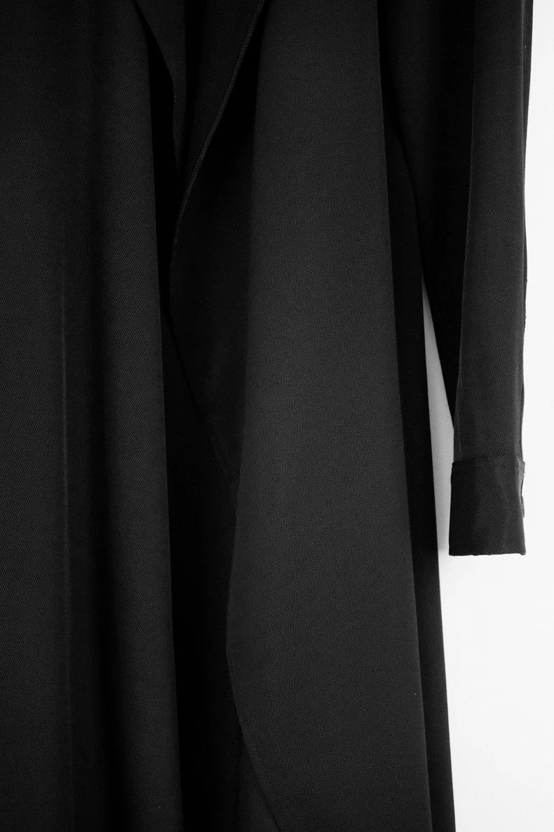 Yohji Yamamoto Yohji Yamamoto 96AW Asymmetric Robe Coat Size US M / EU 48-50 / 2 - 6 Thumbnail