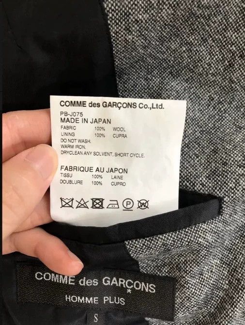 Comme des Garcons Comme des Garcons 18FW Side Button Blazer Size US S / EU 44-46 / 1 - 6 Thumbnail