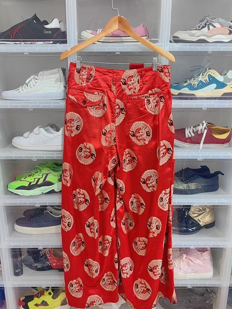 Comme des Garcons Comme des Garçons 2011 Archive Red Pants Size US 31 - 2 Thumbnail