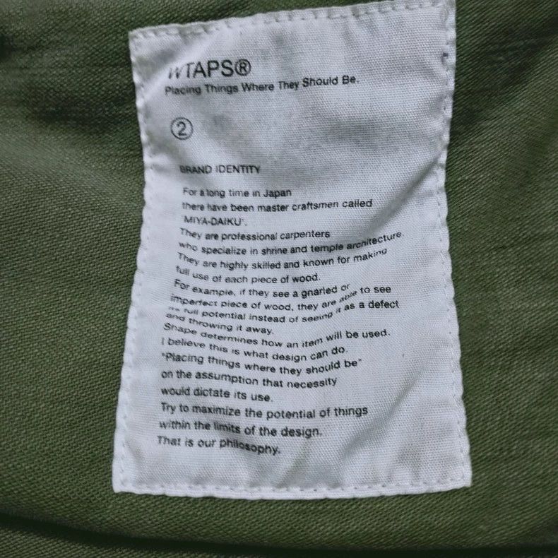 Wtaps wtaps AL-1 Cotton Jacket OD M Size US M / EU 48-50 / 2 - 4 Thumbnail