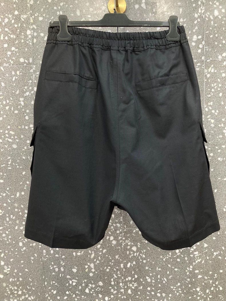 Rick Owens Rick Owens Men's Black Ripstop Pocket Shorts Size US 31 - 6 Thumbnail