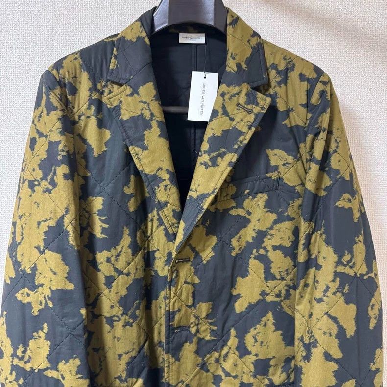 Dries Van Noten Dries Van Noten Quilted Blazer New 50 Size US L / EU 52-54 / 3 - 3 Thumbnail