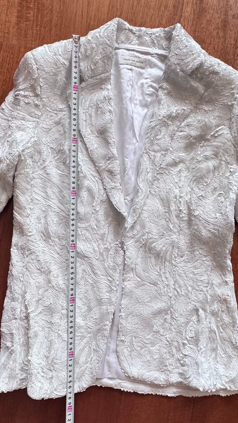 Dries Van Noten Dries Van Noten Sequin Embellished Jacket Size US XS / EU 42 / 0 - 3 Thumbnail