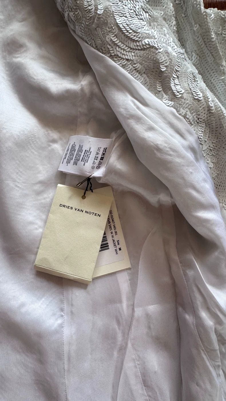 Dries Van Noten Dries Van Noten Sequin Embellished Jacket Size US XS / EU 42 / 0 - 5 Thumbnail