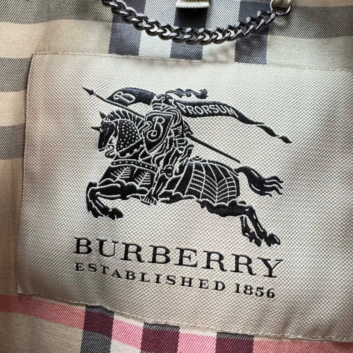 Burberry Burberry Leather-Trimmed Trench Coat Size US M / EU 48-50 / 2 - 6 Thumbnail