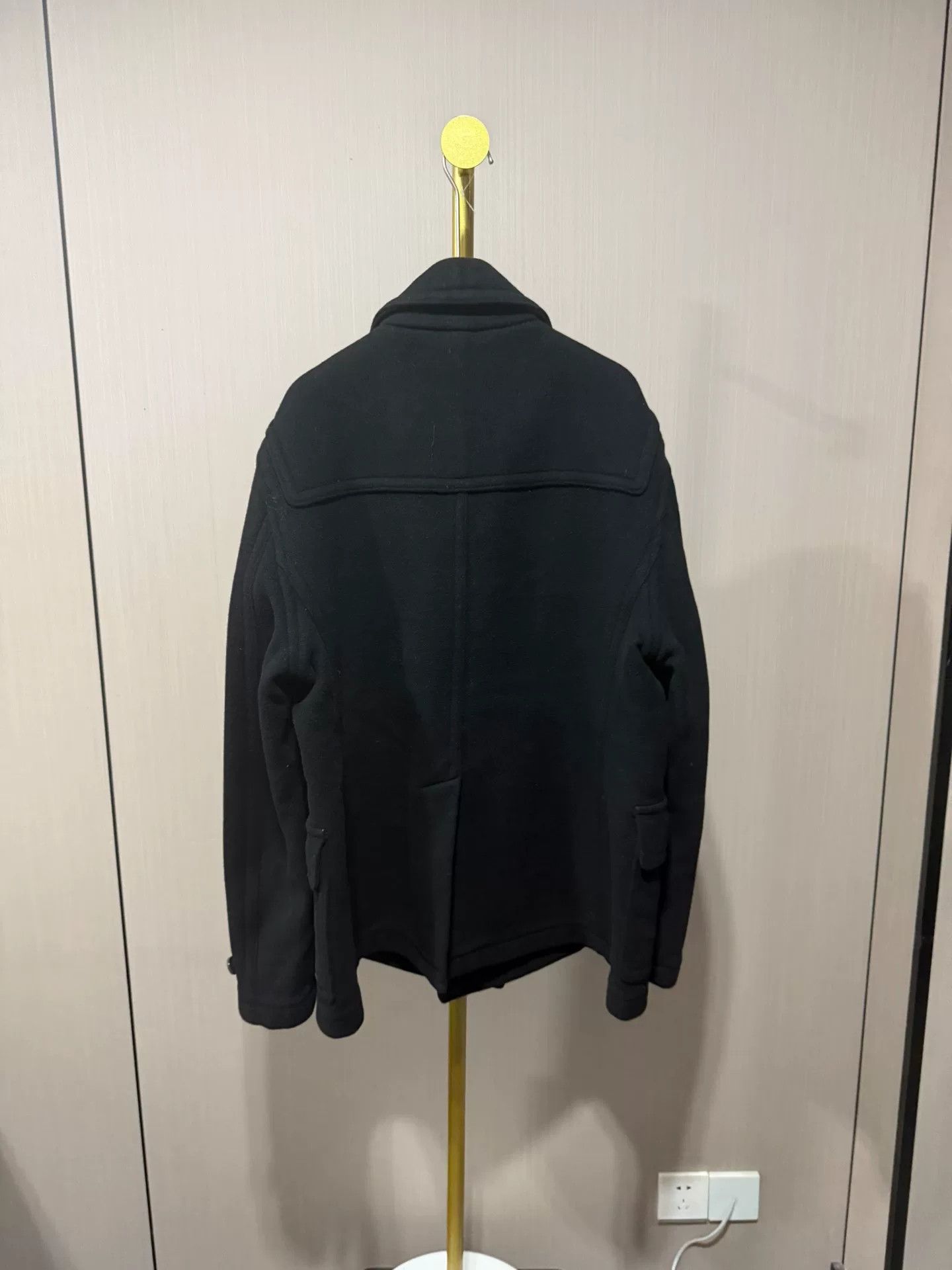 Burberry Burberry Black Wool Peacoat XL Size US XL / EU 56 / 4 - 2 Thumbnail