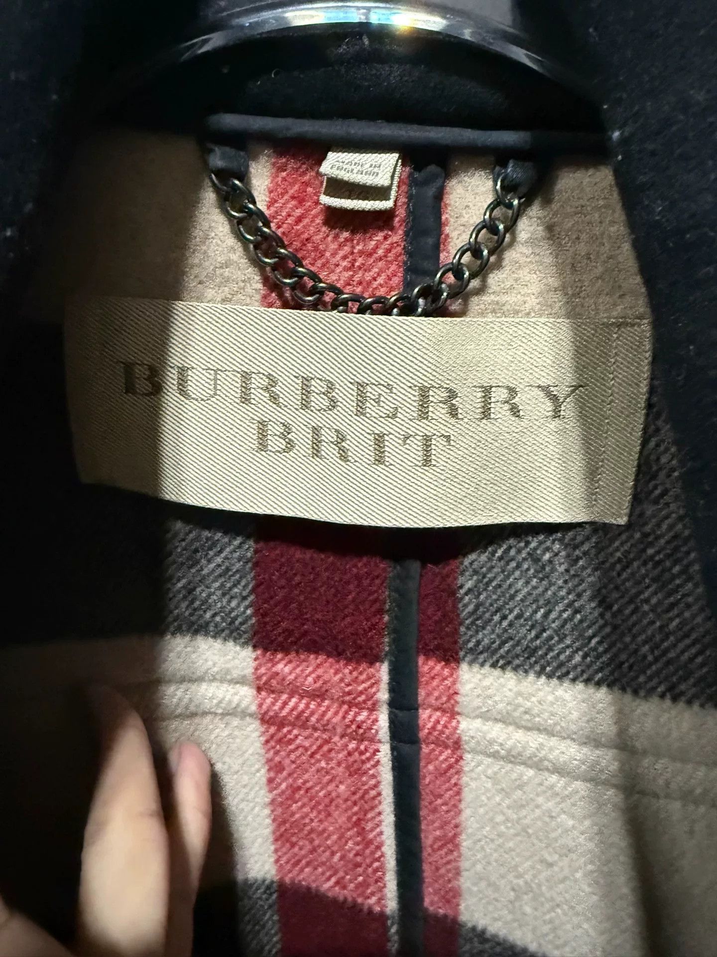 Burberry Burberry Black Wool Peacoat XL Size US XL / EU 56 / 4 - 4 Thumbnail