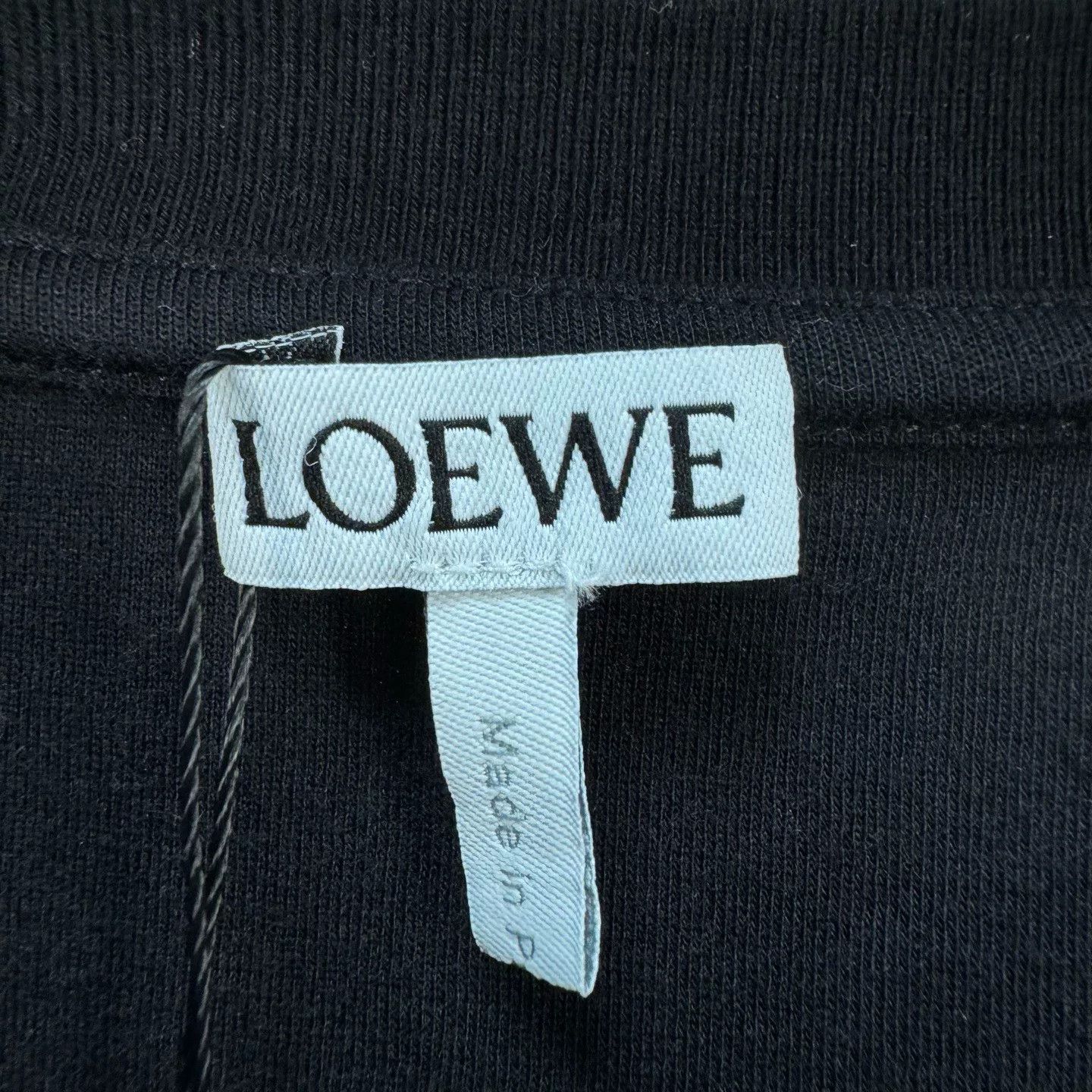 Loewe Loewe Irregular Hem Embroidered Logo Tee Size US XS / EU 42 / 0 - 5 Thumbnail