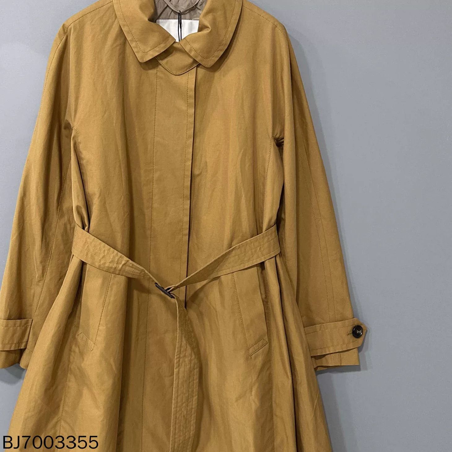 Max Mara maxmara long trench coat in mustard yellow Size US L / EU 52-54 / 3 - 2 Thumbnail
