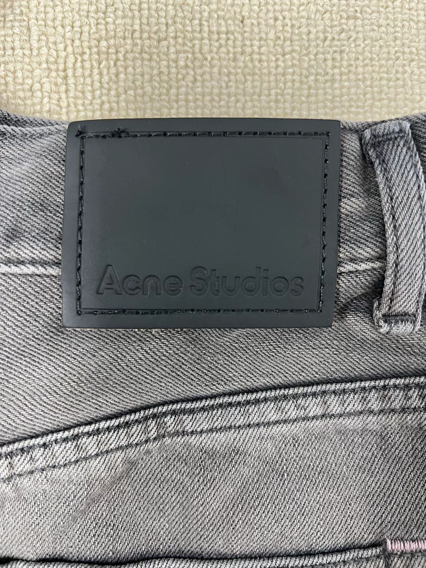 Acne Studios Acne Studios 2024 FW Painted Wide-Leg Jeans Size US 30 / EU 46 - 3 Thumbnail