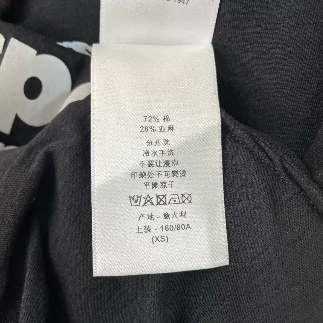 Dior Christian Dior Black Letter Print T-shirt Size US XS / EU 42 / 0 - 8 Thumbnail