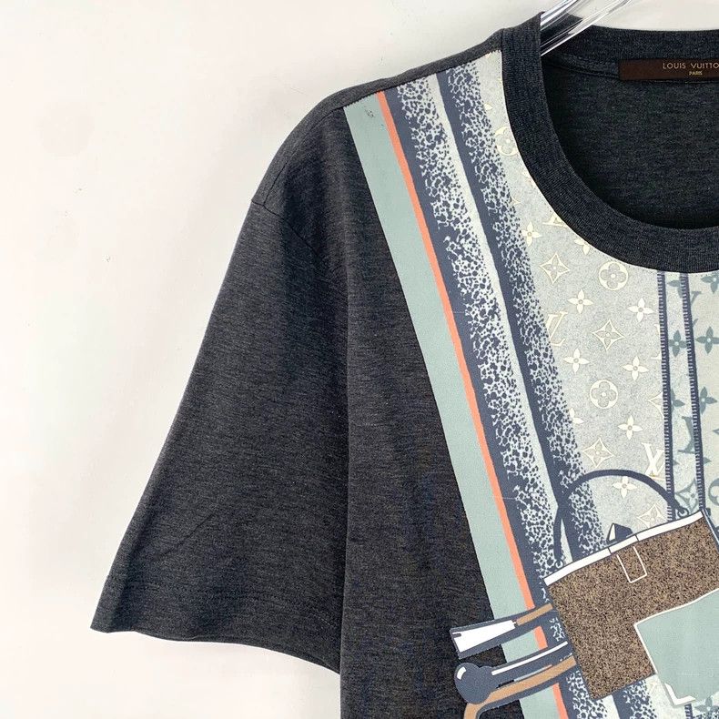 Louis Vuitton Louis Vuitton Black Logo Cotton Short-Sleeve T-shirt Size US S / EU 44-46 / 1 - 3 Thumbnail