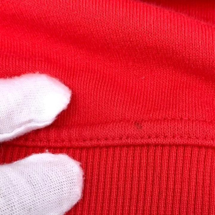 Burberry Burberry Red Logo Embroidered Sweatshirt M Size US M / EU 48-50 / 2 - 8 Thumbnail
