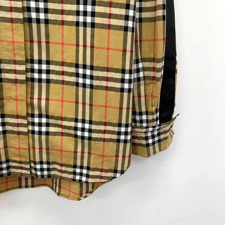 Burberry Burberry Brown Check Collared Long-Sleeve Shirt Size US S / EU 44-46 / 1 - 4 Thumbnail