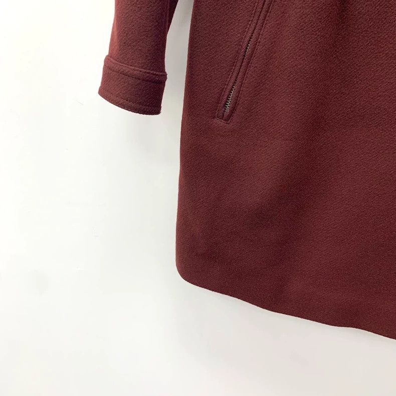 Burberry Burberry Red Wool Double-Breasted Coat Size US S / EU 44-46 / 1 - 5 Thumbnail