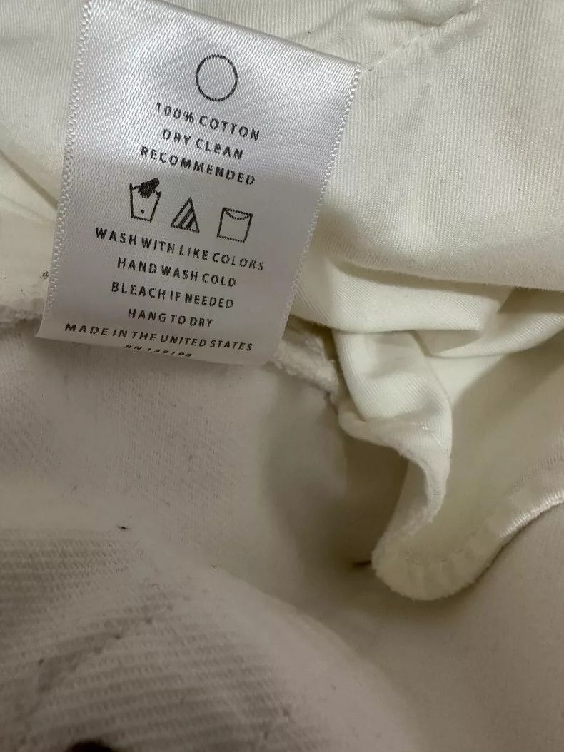 Fear of God Fear of God 4th Distressed White Denim Size US 33 - 5 Thumbnail