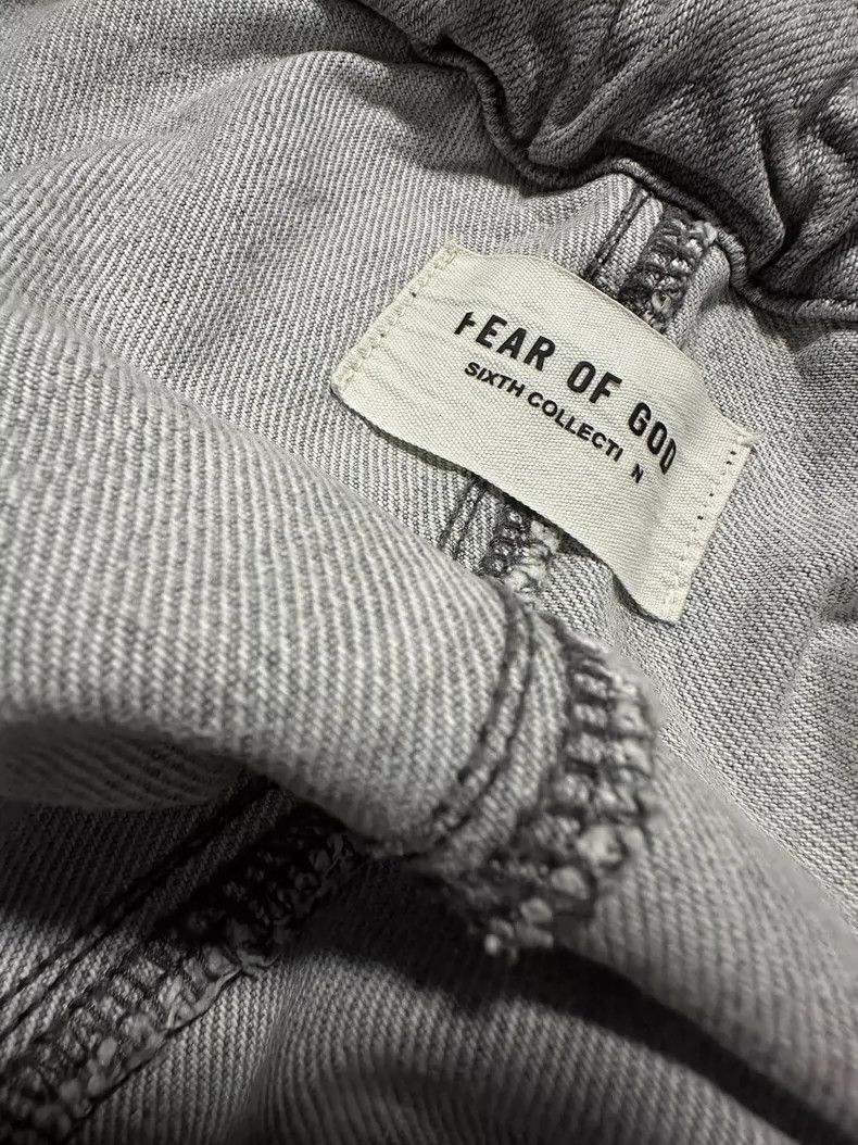 Fear of God Fear of God 6th Gray Cargo Jeans Size US 29 - 3 Thumbnail