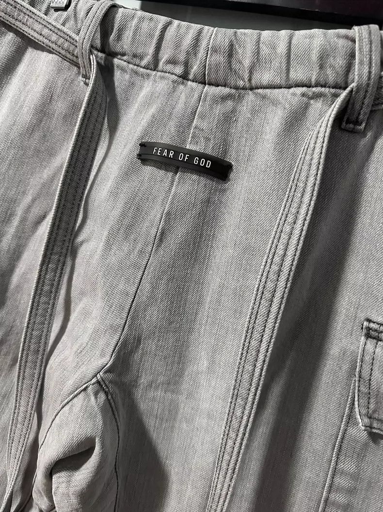 Fear of God Fear of God 6th Gray Cargo Jeans Size US 29 - 5 Thumbnail
