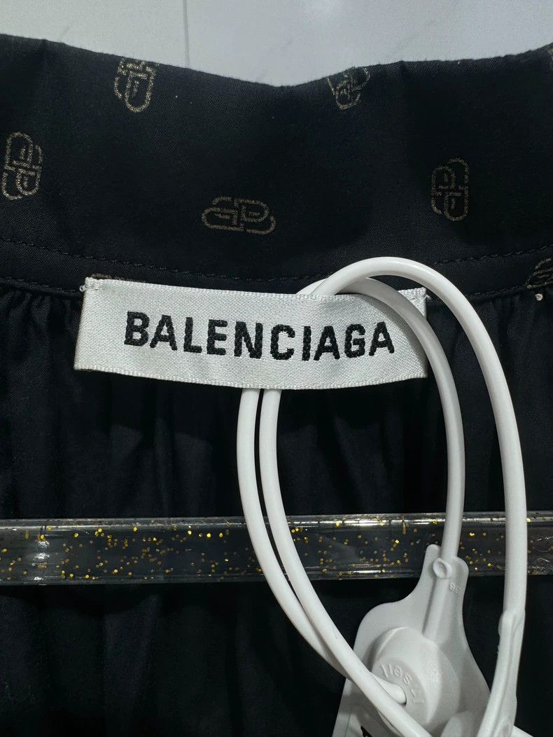 Balenciaga Balenciaga Logo Print Shirt Jacket Size US S / EU 44-46 / 1 - 2 Thumbnail