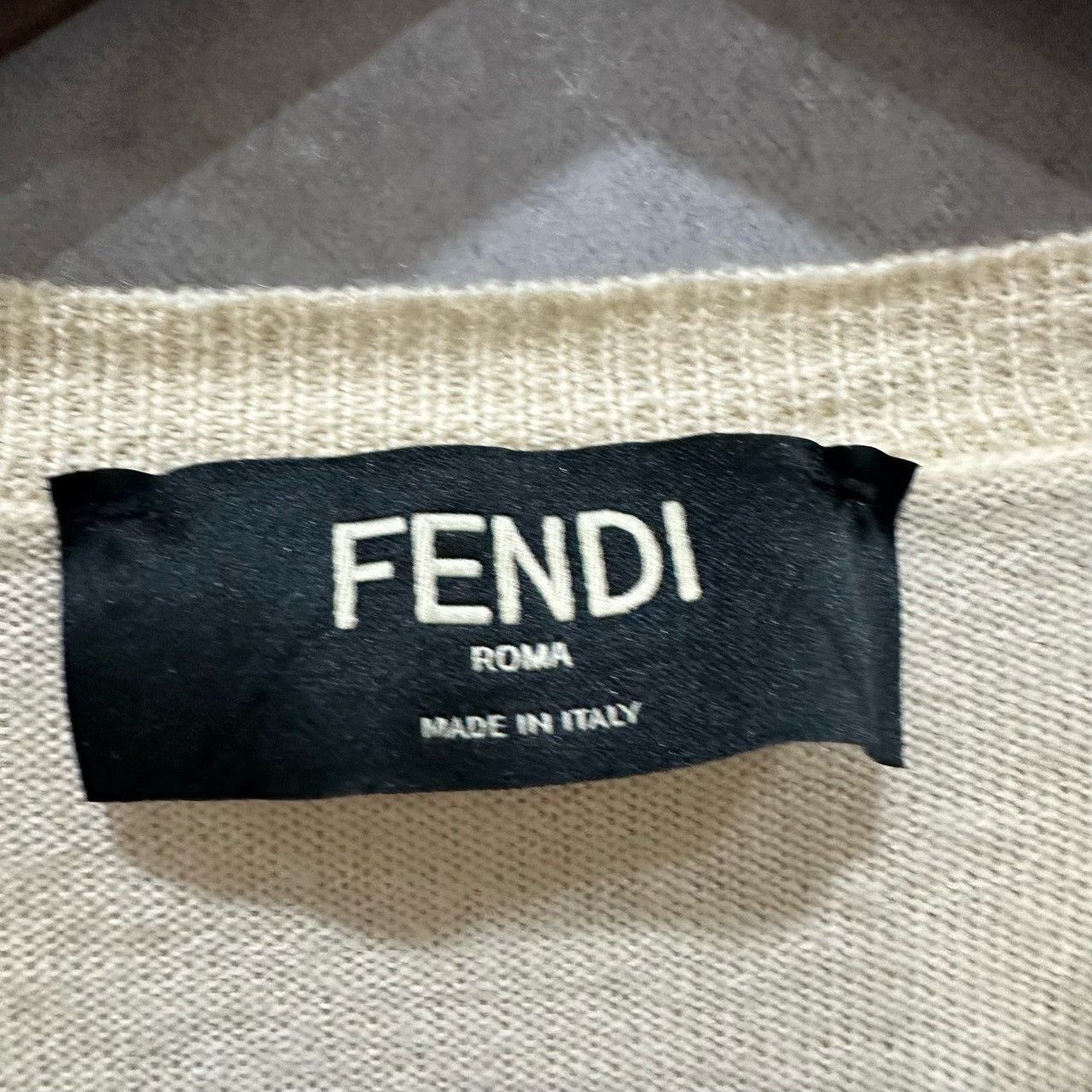 Fendi Fendi Monster Eyes Wool Knit Sweater Size US L / EU 52-54 / 3 - 4 Thumbnail