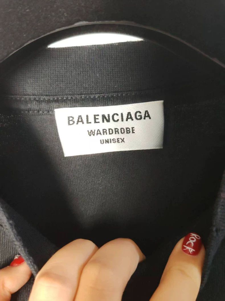 Balenciaga Balenciaga Wave Embroidery Short Sleeve Size US S / EU 44-46 / 1 - 3 Thumbnail