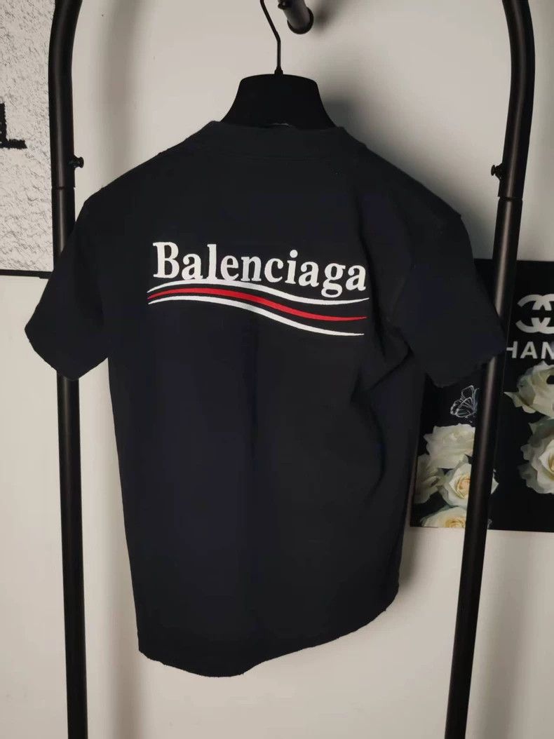 Balenciaga Balenciaga Wave Embroidery Short Sleeve Size US S / EU 44-46 / 1 - 2 Thumbnail