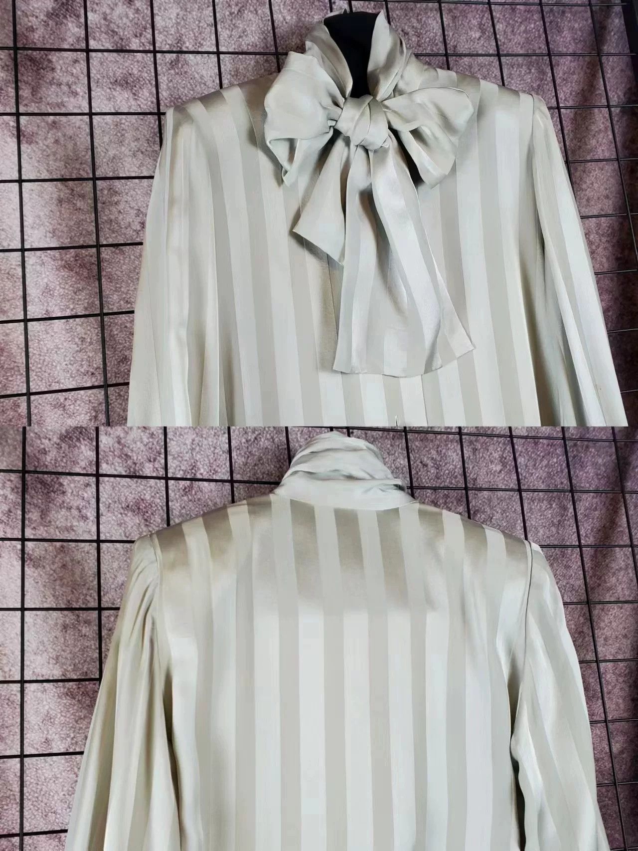 Givenchy Vintage Givenchy Silk Bow Blouse Size US S / EU 44-46 / 1 - 4 Thumbnail