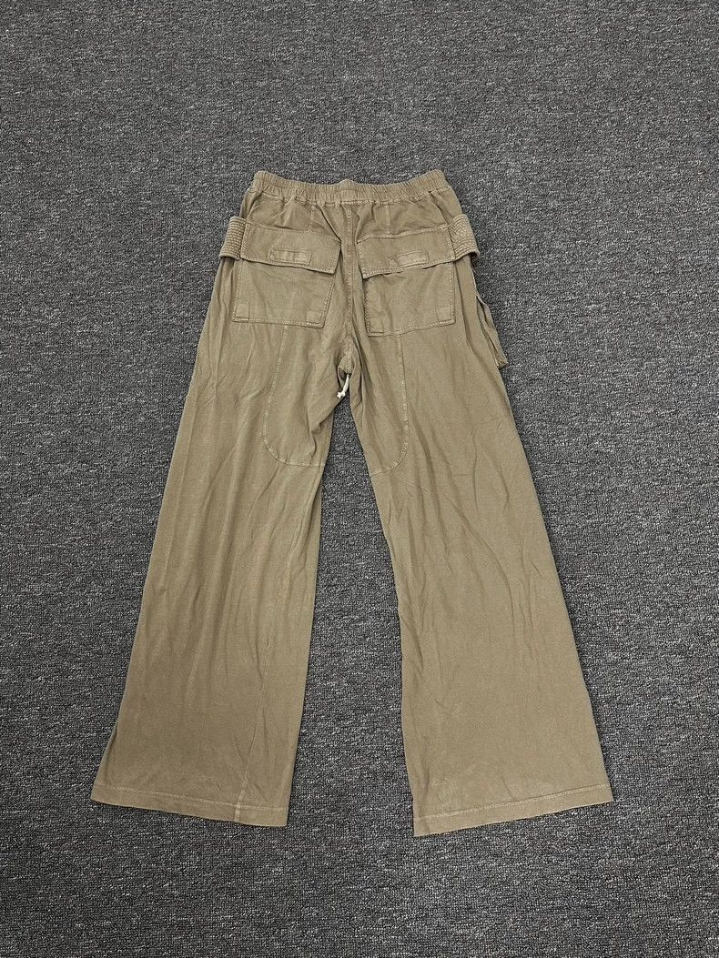 Rick Owens Rick Owens Dust Beige Wide-Leg Cargo Pants Size US 29 - 2 Thumbnail