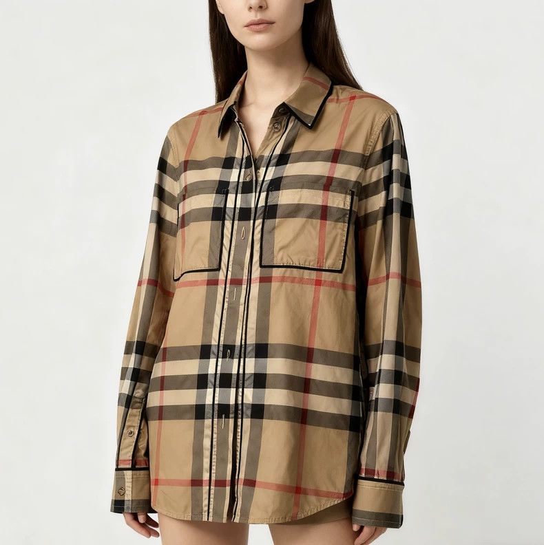 Burberry Burberry Classic Check Button-Up Shirt Size US XS / EU 42 / 0 - 6 Thumbnail