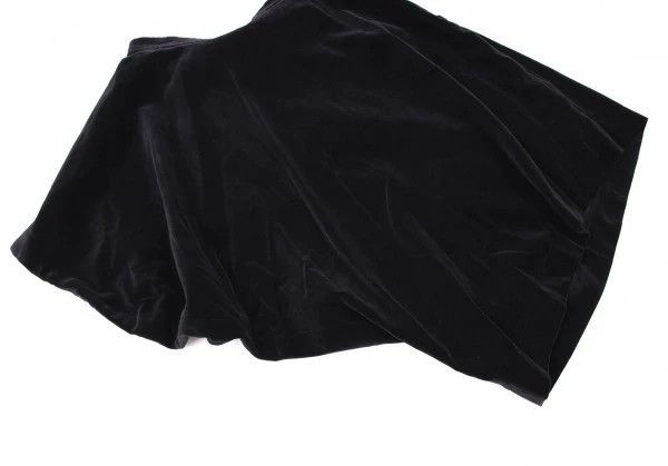Comme des Garcons COMME des GARCONS Black Velvet Asymmetric Skirt Size US 38 / EU 54 - 7 Thumbnail